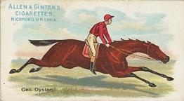 1888 Allen & Ginter World's Racers (N32) #NNO George Oyster Front